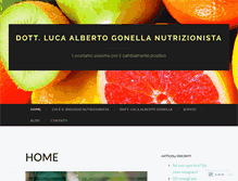 Tablet Screenshot of ilnutrizionista.org
